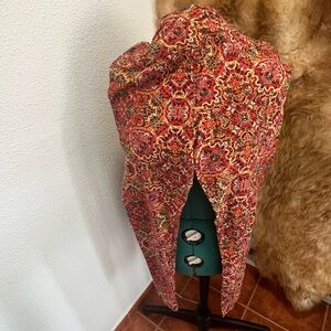 LuLaRoe Multicolor Paisley Print Fabric Tall & Curvy